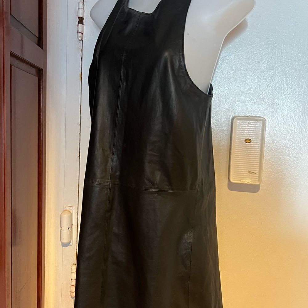 BEACH RIOT ‘Pistola’ leather mini dress sexy designer all season all occasion